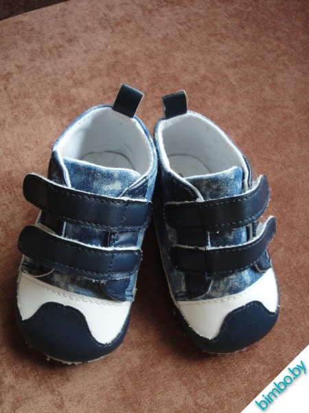 пинетки-ботиночки, д/м, размер 13 (по стельке 12 см)